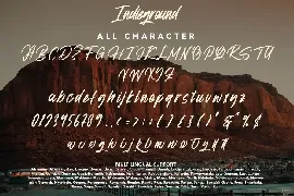 Indieground - Modern Script Font