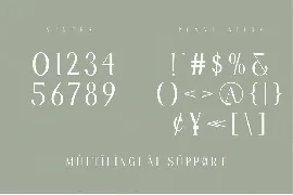 ARSTHEN Ligature Serif Typeface font