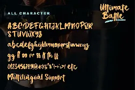 Ultimate Battle font