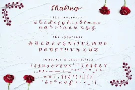 Shaking - Organic Calligraphy Font