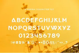 Wondra - Modern Sans Serif font