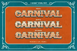 Boldin Carves - Vintage Carnaval Font