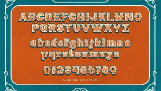 Boldin Carves - Vintage Carnaval Font