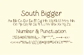 South Bigger - A Display Font