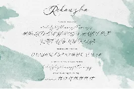 Rekanzha - Handwritten style font