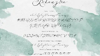 Rekanzha - Handwritten style font