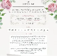 Blessed Script font