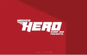 Masked Hero font