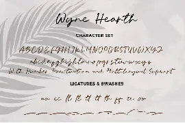 Wyne Hearth font