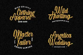 After Breaking - Modern Script Typeface font