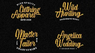 After Breaking - Modern Script Typeface font