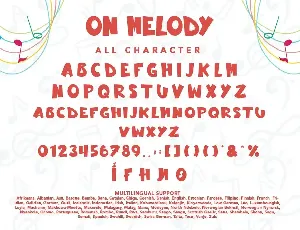 On Melody font