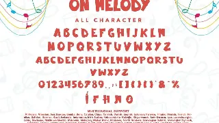 On Melody font