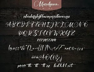 Mardyans | Unique Naturaly Handwritten Font