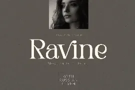 RAVINE - Modern Serif font