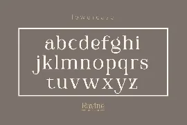 RAVINE - Modern Serif font