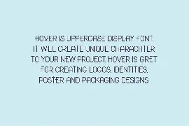 Hover Classic Uppercase Font