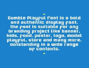 Gumble Playful Font