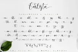 Carlista Script font