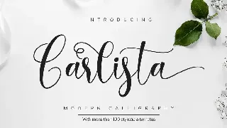 Carlista Script font