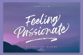 Feeling Passionate - Signature Brush Font