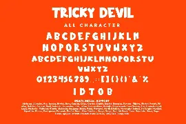 Tricky Devil font