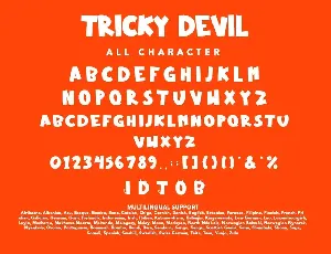 Tricky Devil font