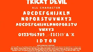 Tricky Devil font