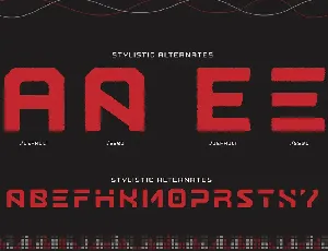 Nostromo Rough font