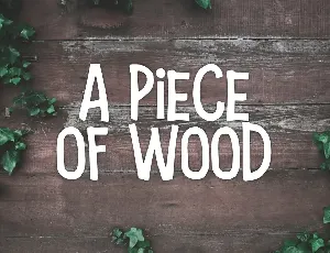 Timber Slicer font