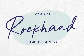 Rockhand font