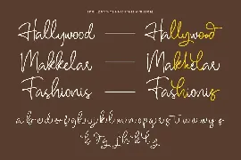 Hallywood - Handwritten Script Font