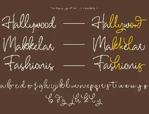 Hallywood - Handwritten Script Font