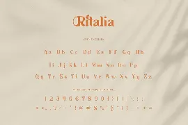 Ritalia - Elegant Serif Font