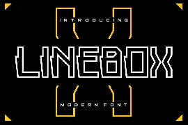 Linebox font