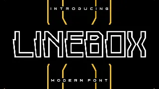 Linebox font