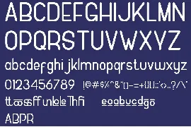 Descendent font