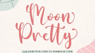 Moon Pretty font