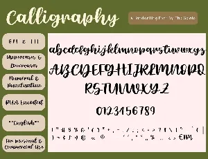 Matcha Honey Lemon Modern Calligraphy Font Duo