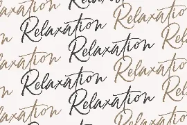 Relaxation font