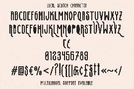 TF Local Scotch Display Font