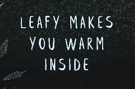 Leafy Brush Font