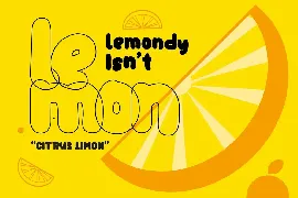 Lemondy - Quirky Sans-Serif Font