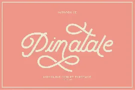 Pinatale Script font