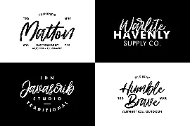 Hillbear - Handbrush Script Font