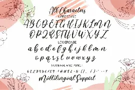 Rosella Flakes font