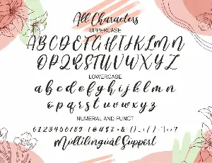 Rosella Flakes font