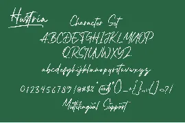 Hustria - Script Font