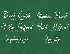 Hustria - Script Font