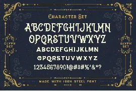 Iron Steel font